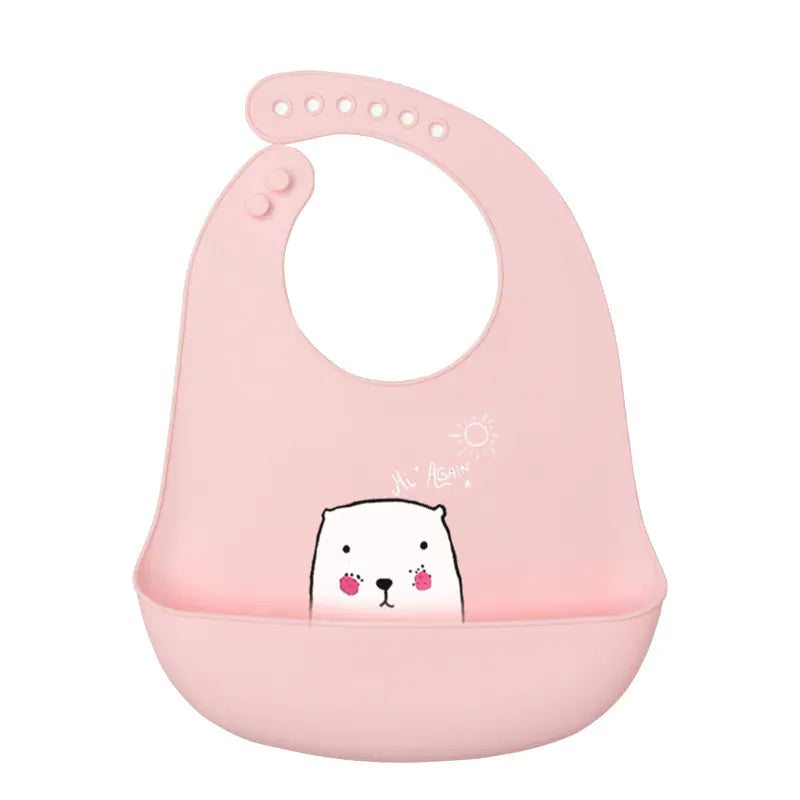 3D Baby Waterproof Silicone Bib for Feeding