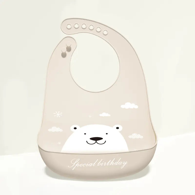 3D Baby Waterproof Silicone Bib for Feeding