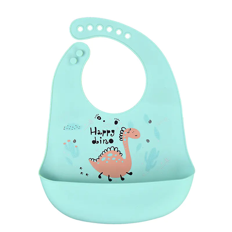 3D Baby Waterproof Silicone Bib for Feeding