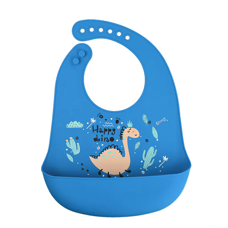 3D Baby Waterproof Silicone Bib for Feeding