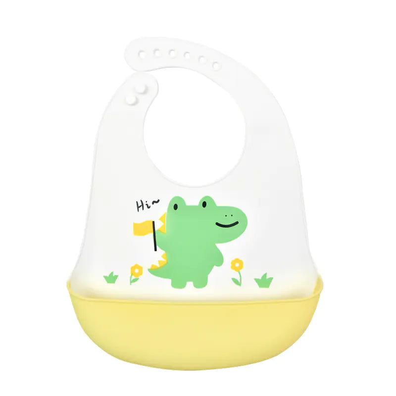 3D Baby Waterproof Silicone Bib for Feeding