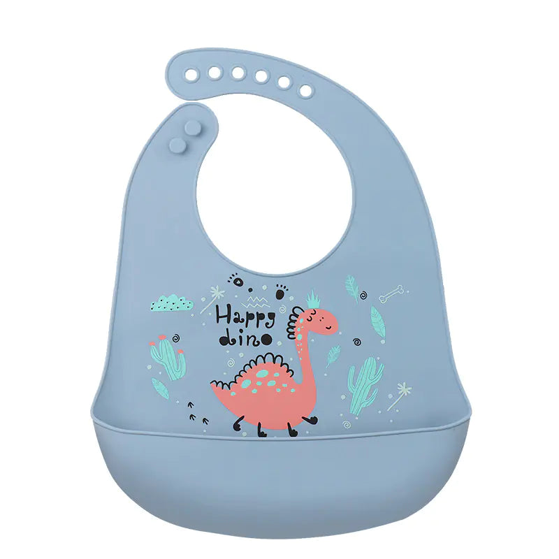 3D Baby Waterproof Silicone Bib for Feeding