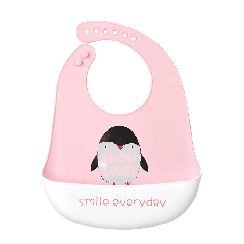 3D Baby Waterproof Silicone Bib for Feeding