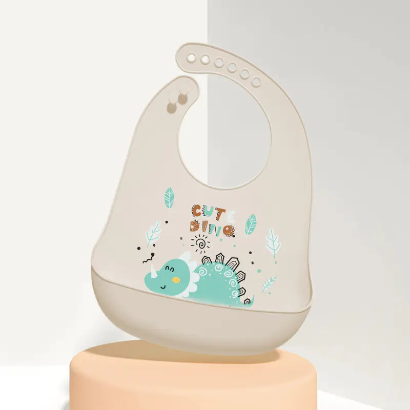 3D Baby Waterproof Silicone Bib for Feeding