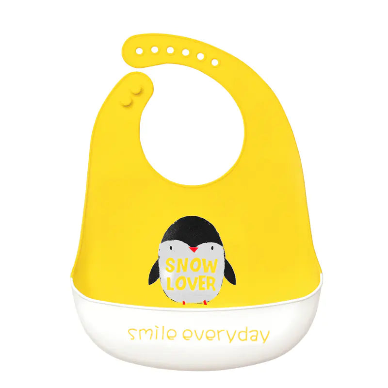 3D Baby Waterproof Silicone Bib for Feeding