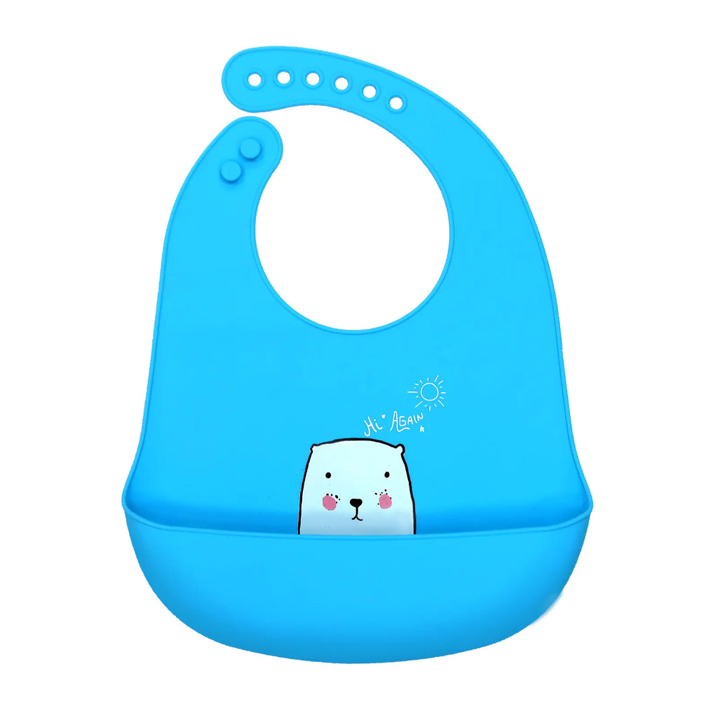 3D Baby Waterproof Silicone Bib for Feeding